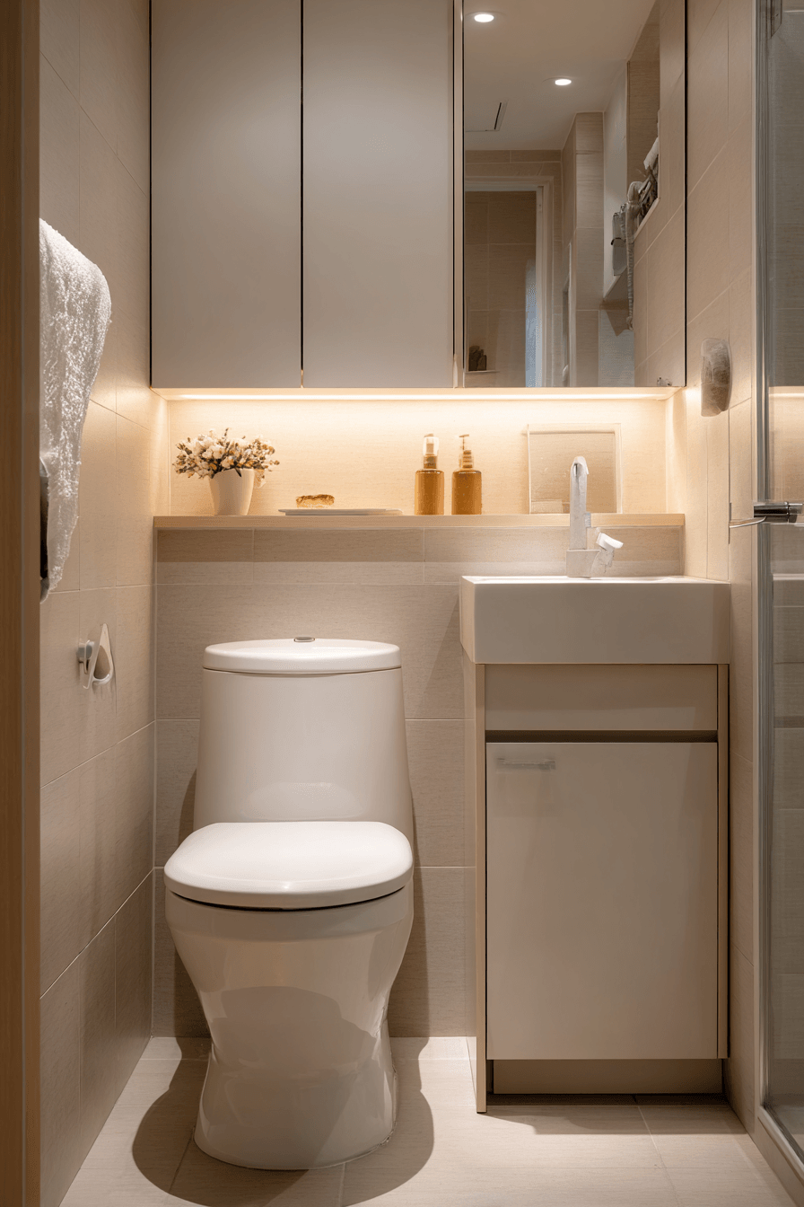 23 porcelain clean bath space