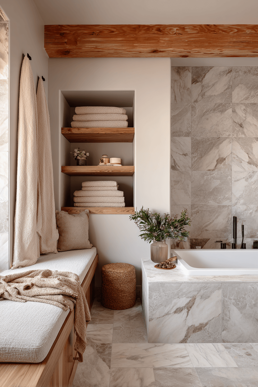 24 built seating coastal room