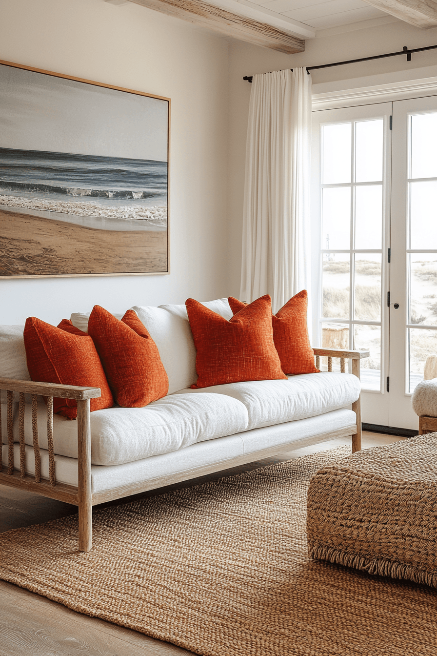 25 bold contrast coastal style