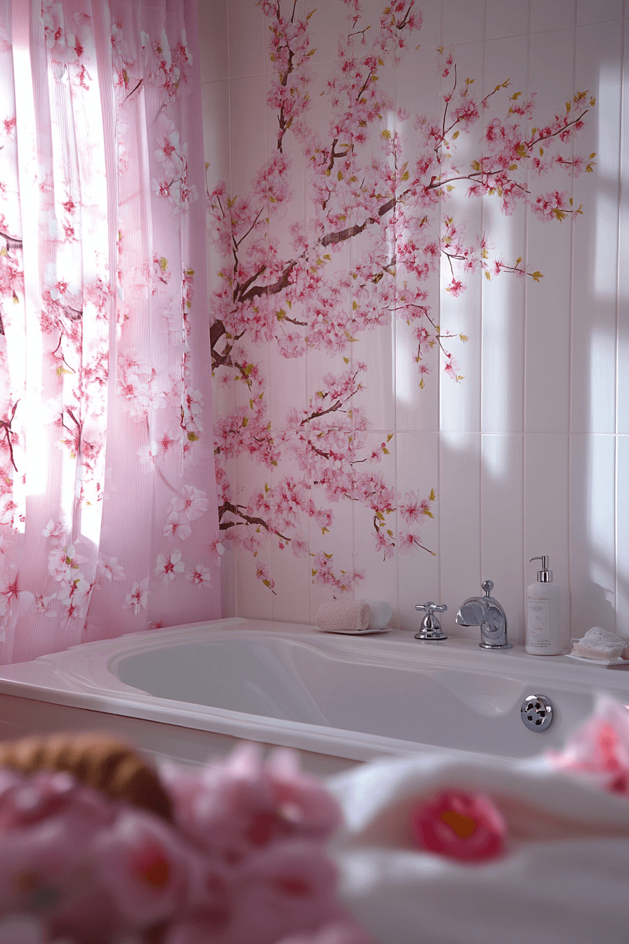 25 soft floral zen style