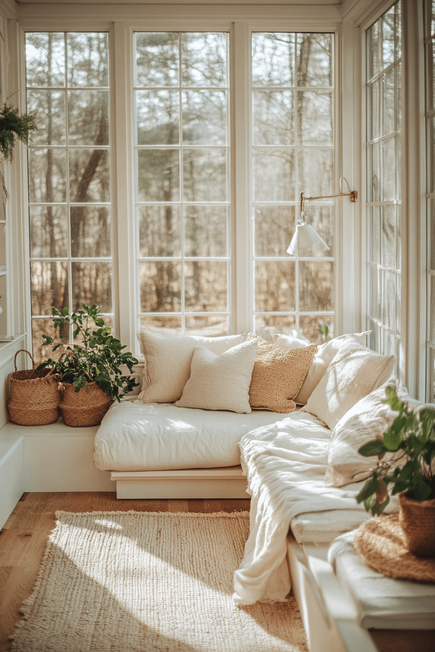 26 gentle light cozy nook