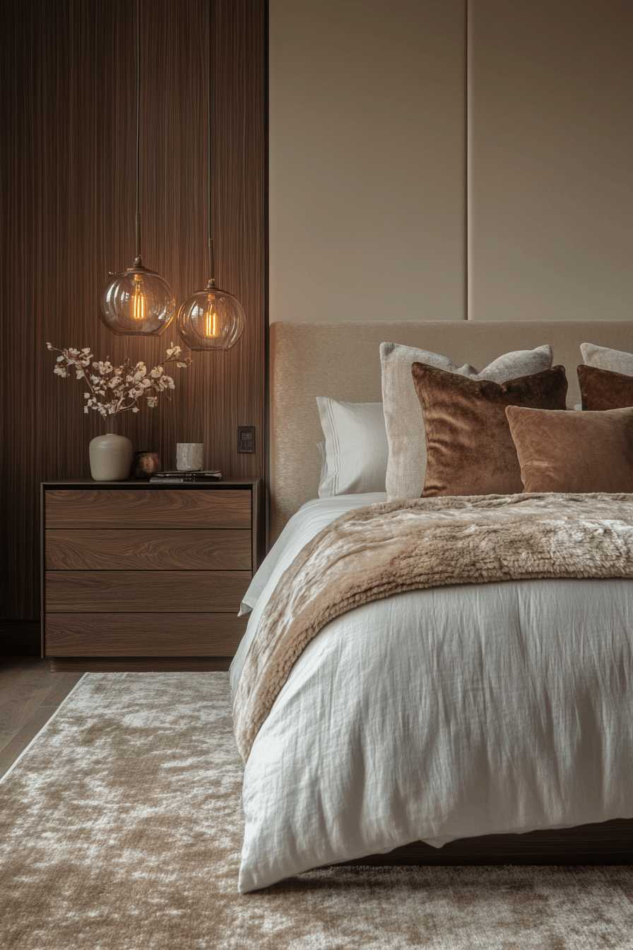 26 sleek polished bedroom finish