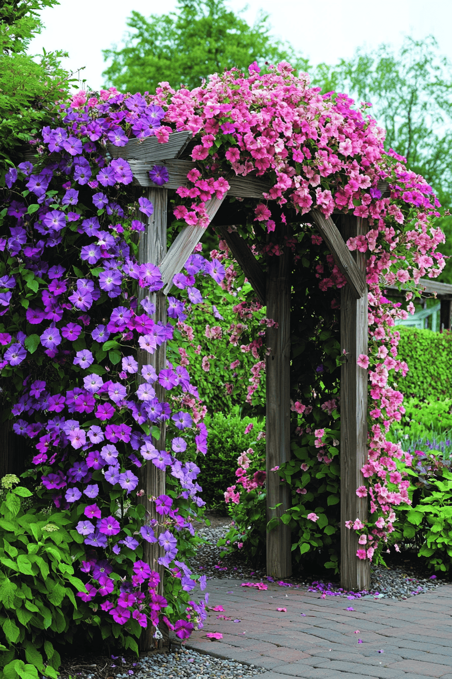 27 colorful clematis garden arbors