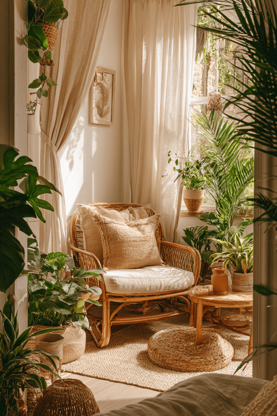 3 leafy bright relax corner