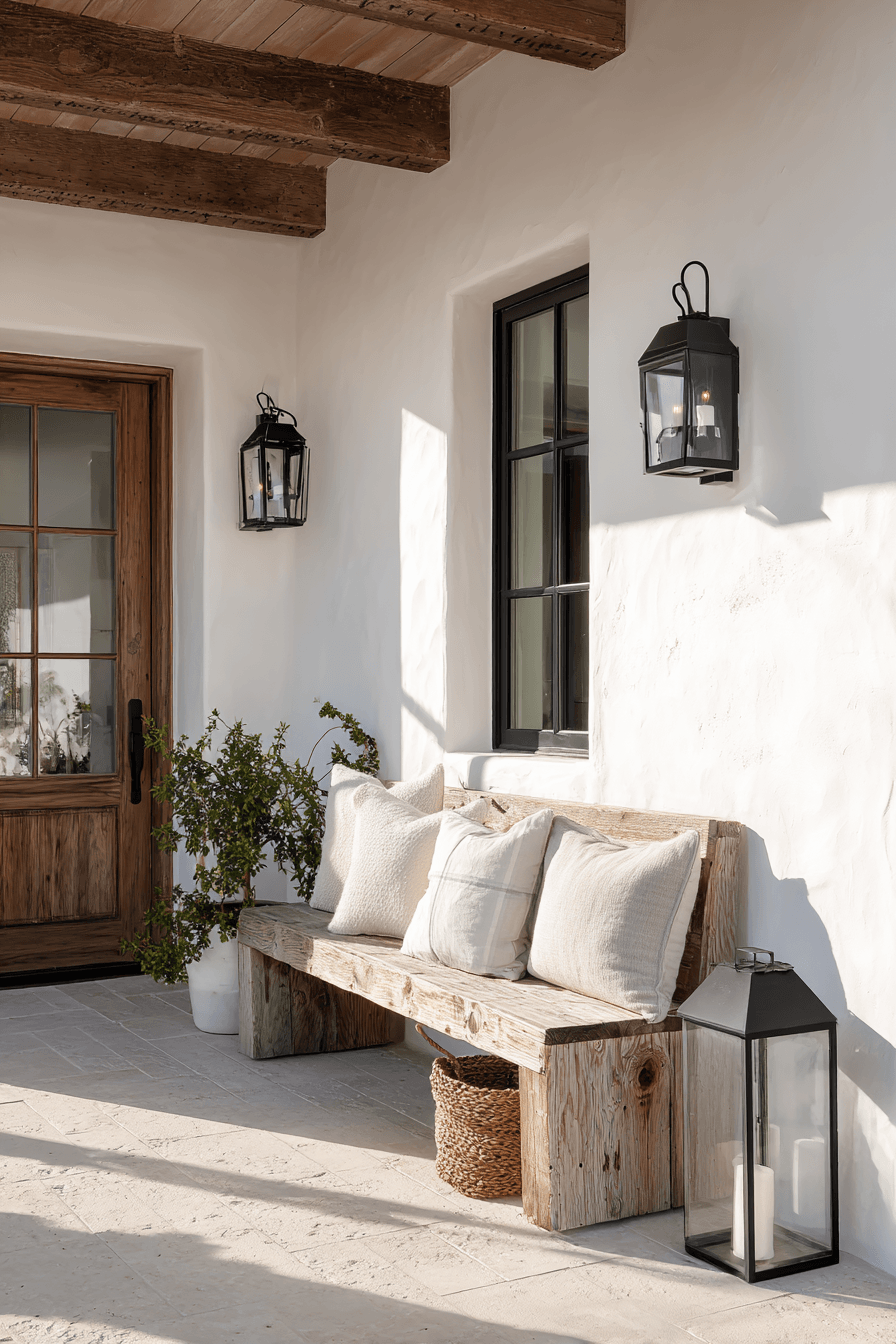 3 natural texture porch style