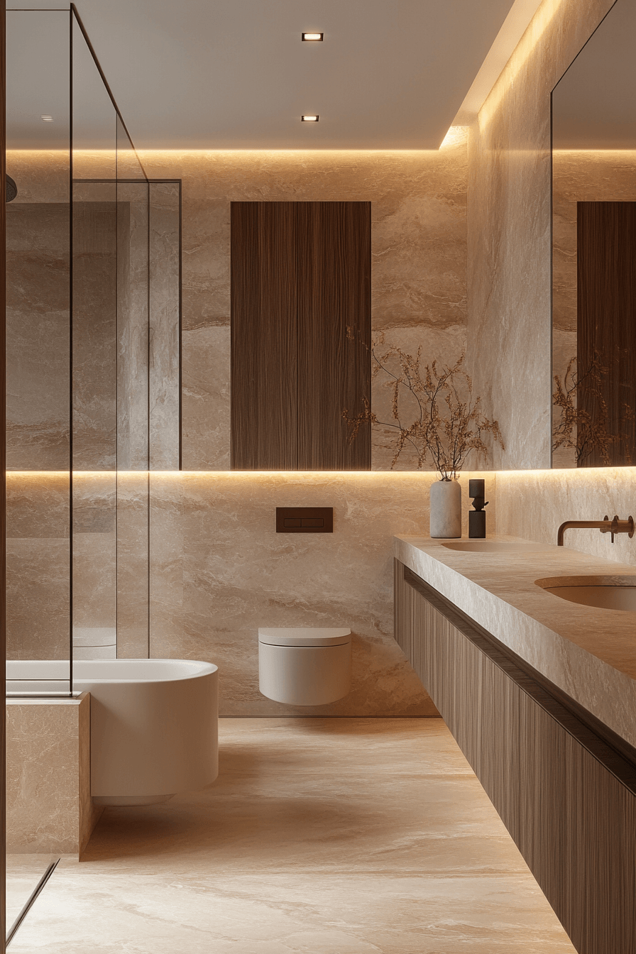 3 sleek minimal bath escape