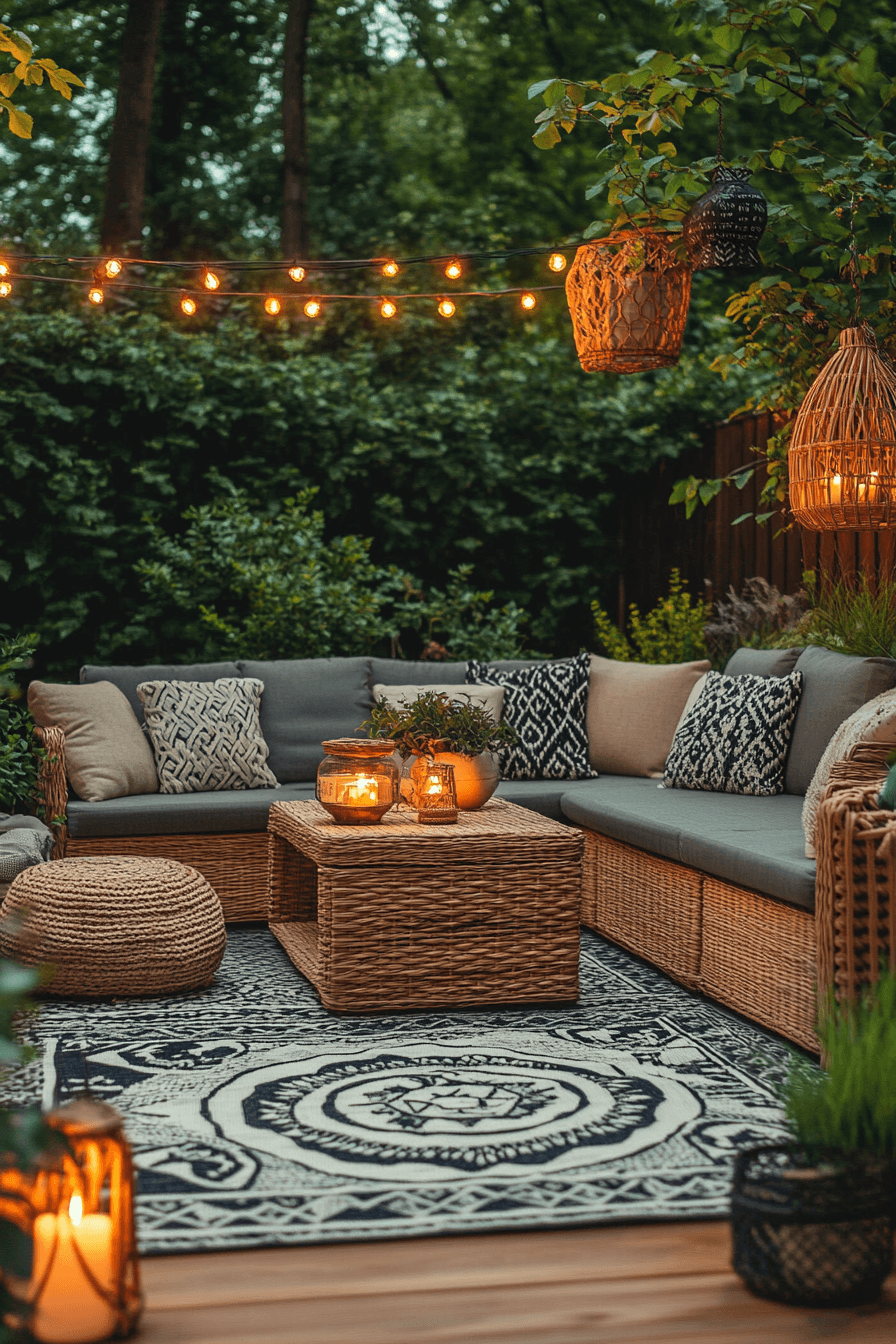 4 boho inspired outdoor haven