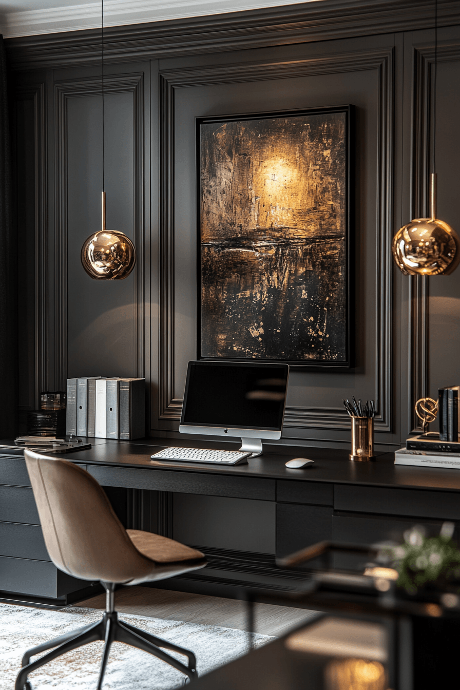 4 dark bold office statement