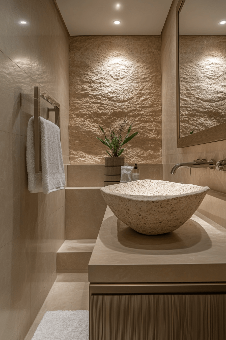 4 earthy stone calm retreat