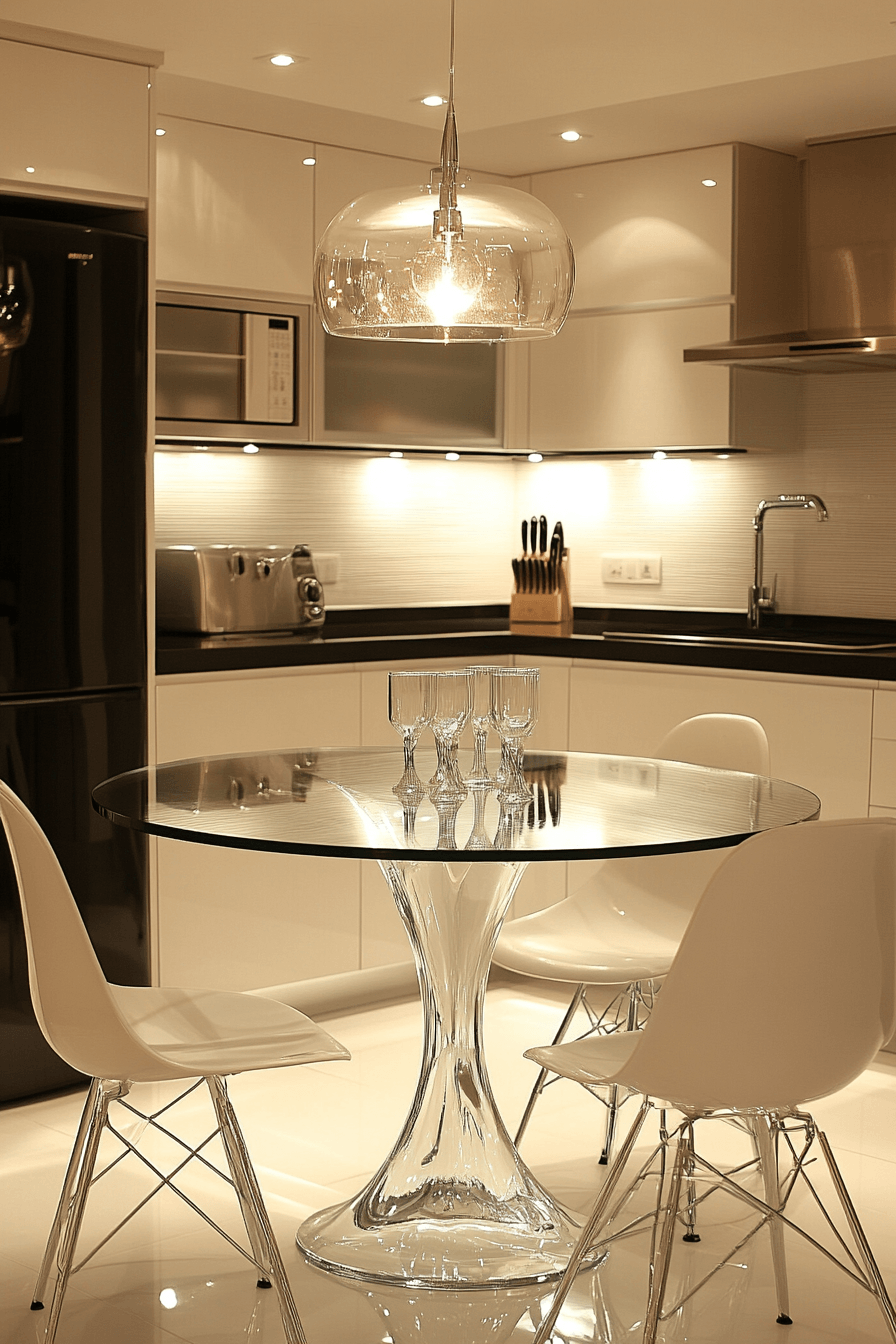 4 glass light expanding illusion