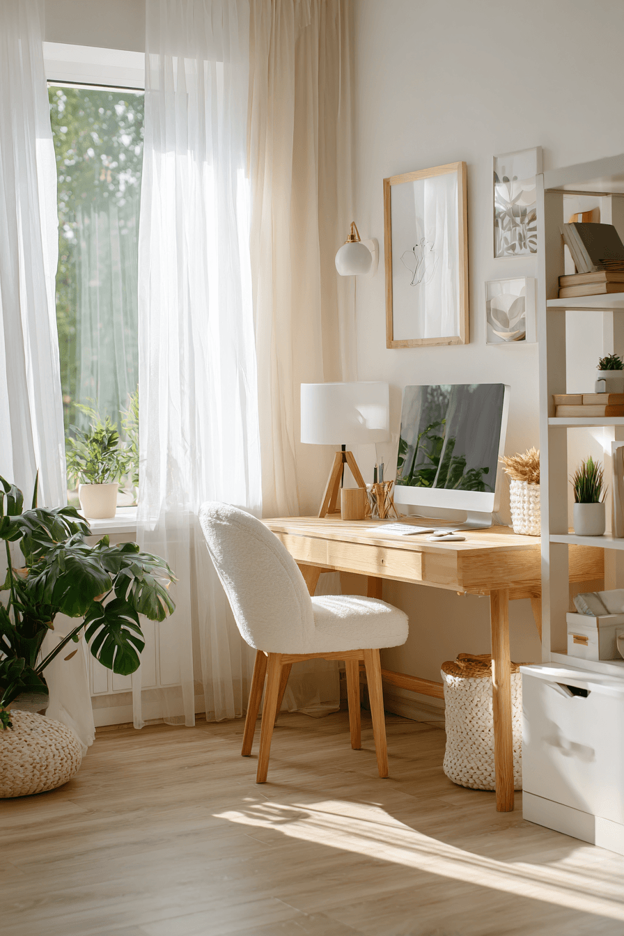 4 open light work space