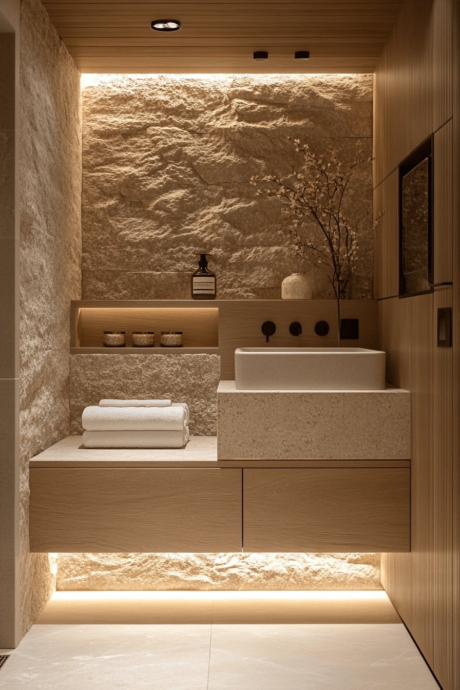 4 peaceful spa bath nook