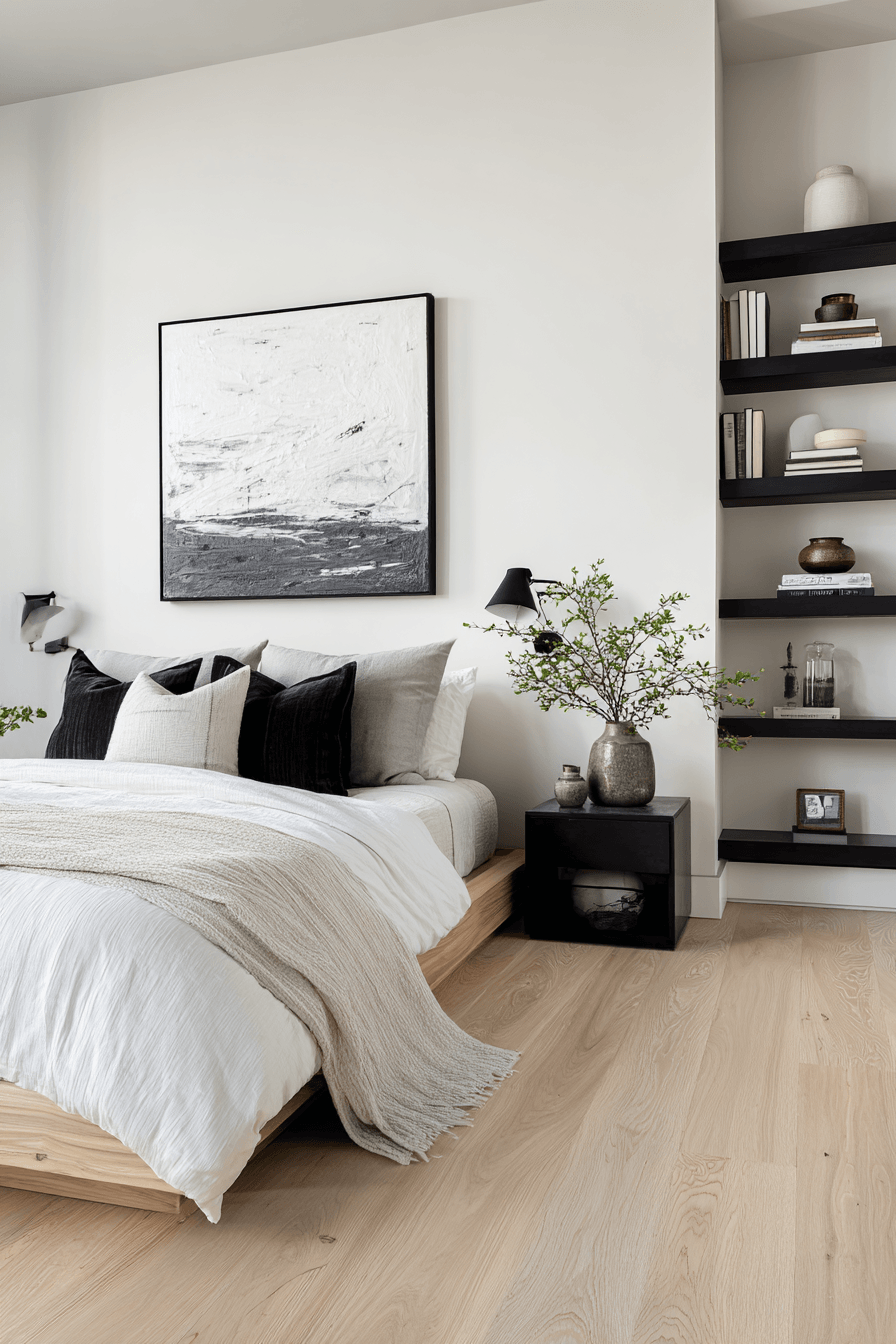 4 polished minimal sleep room