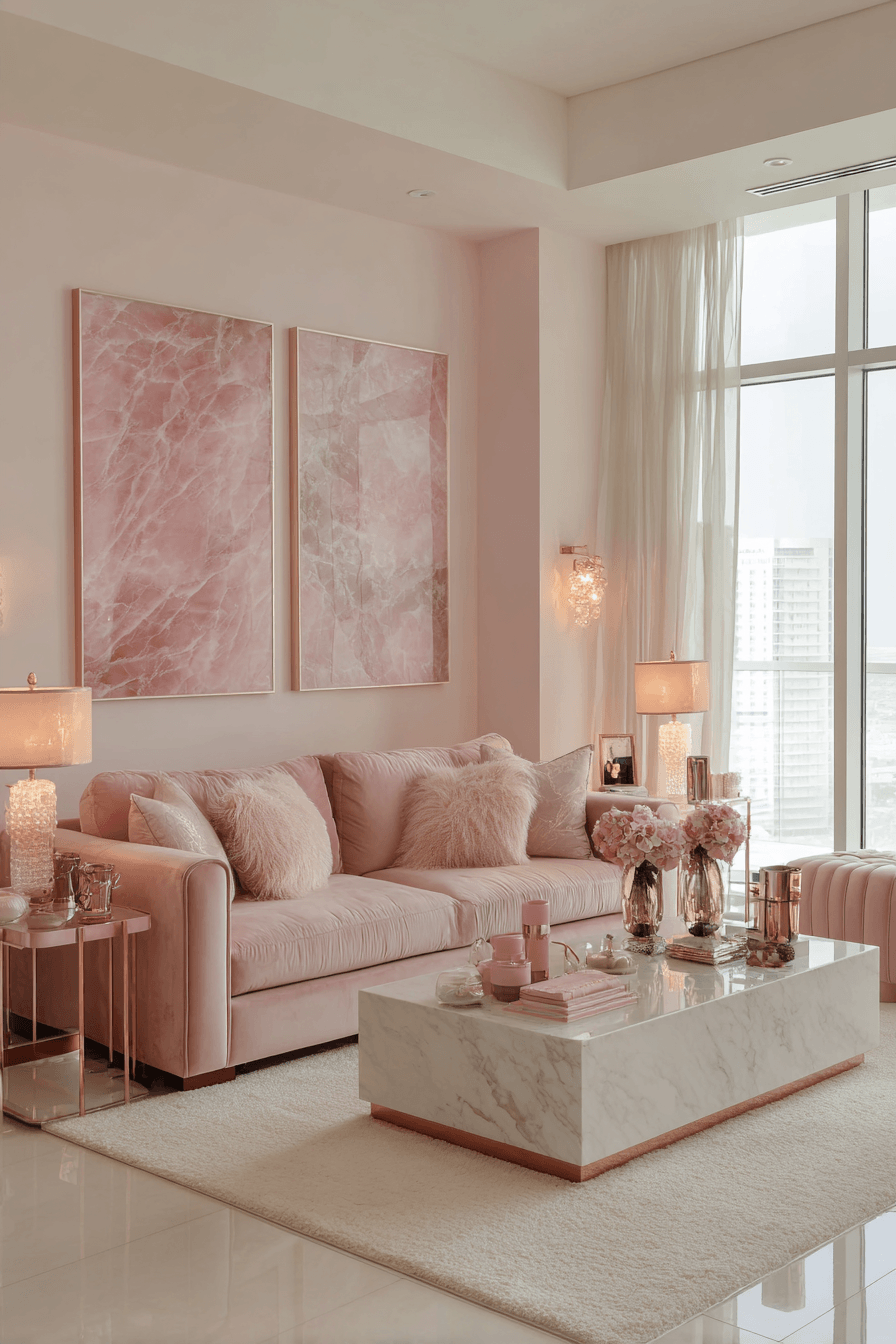 4 romantic soft interior style