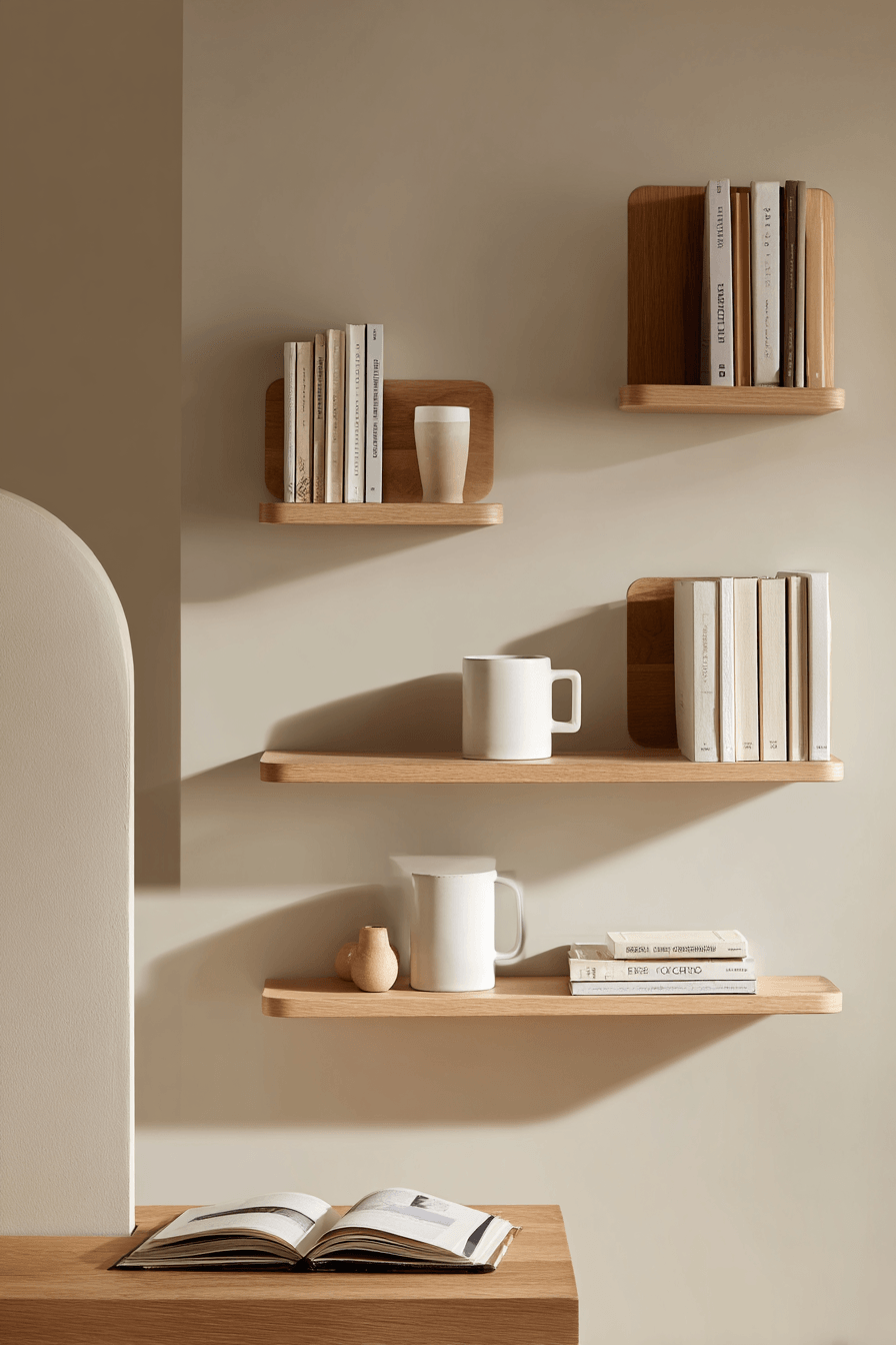 5 clean line shelf aesthetic