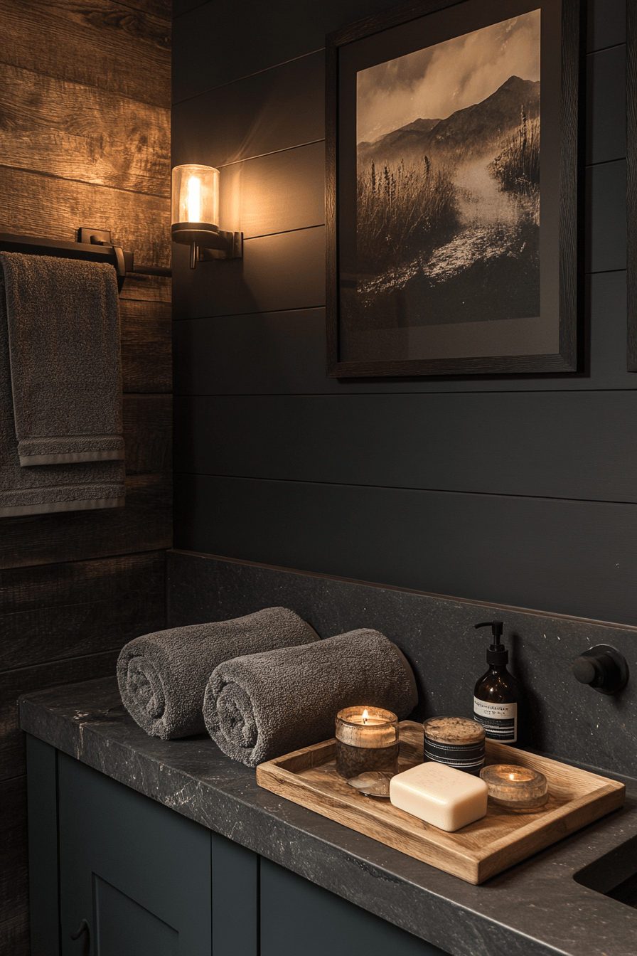 5 dark spa bathroom escape