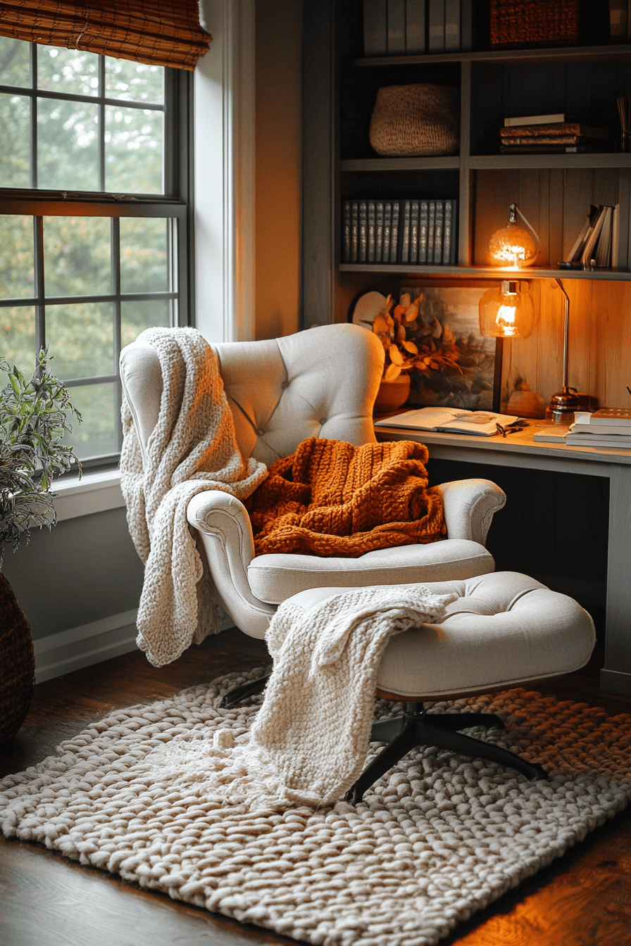 5 layered cozy office zone