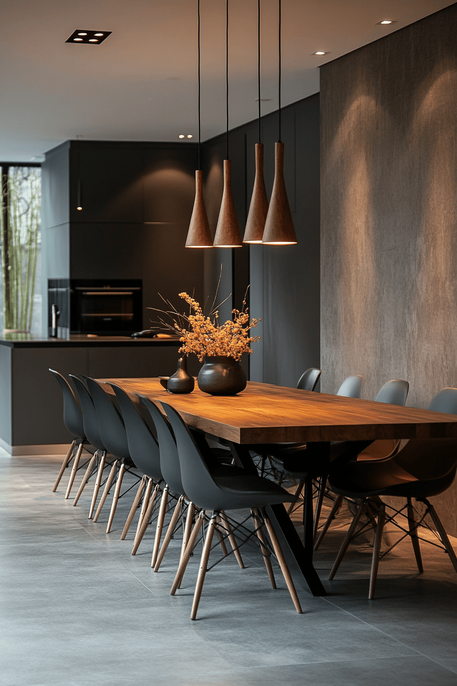 5 linear stretch dining design