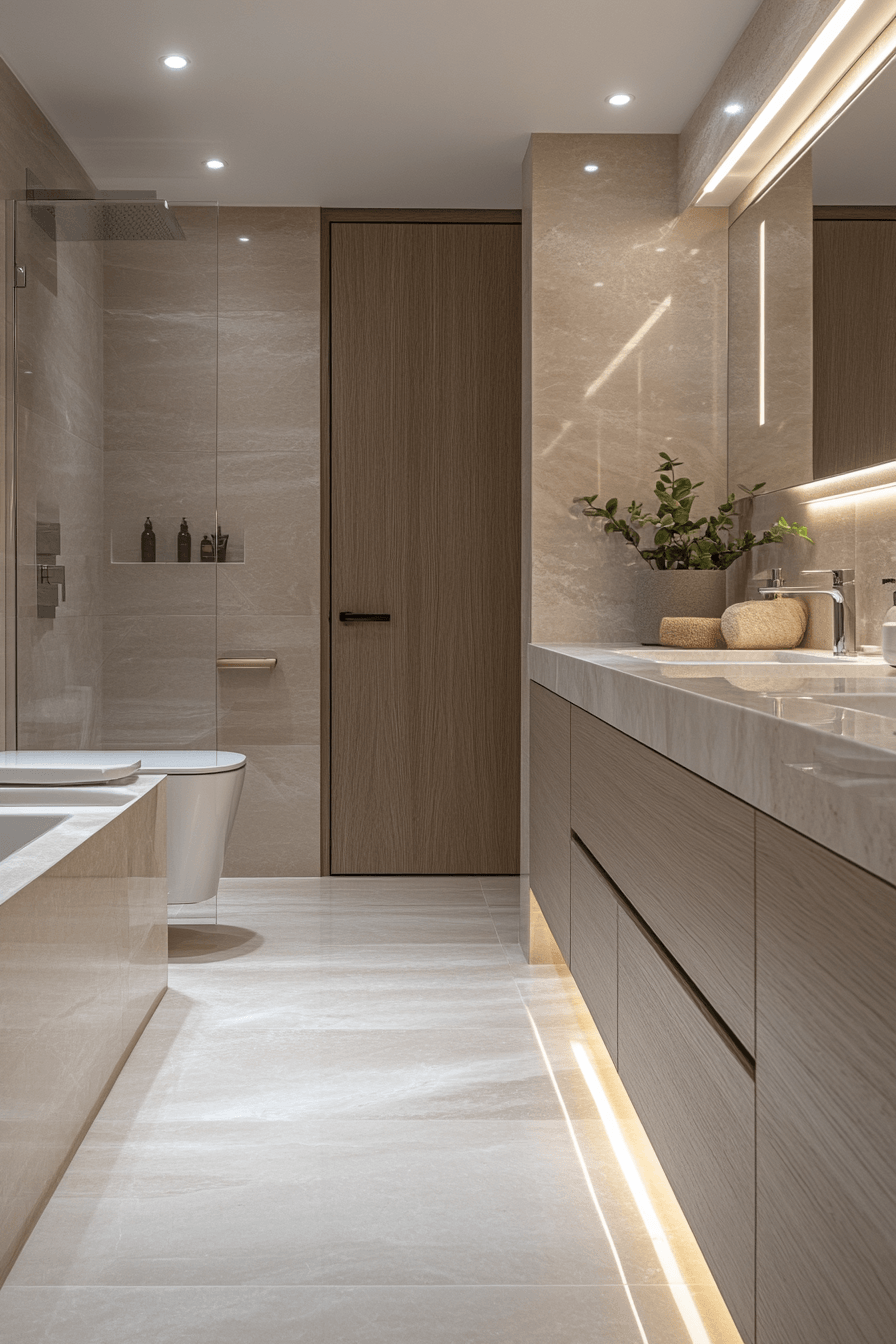 5 luxe marble flow bathroom