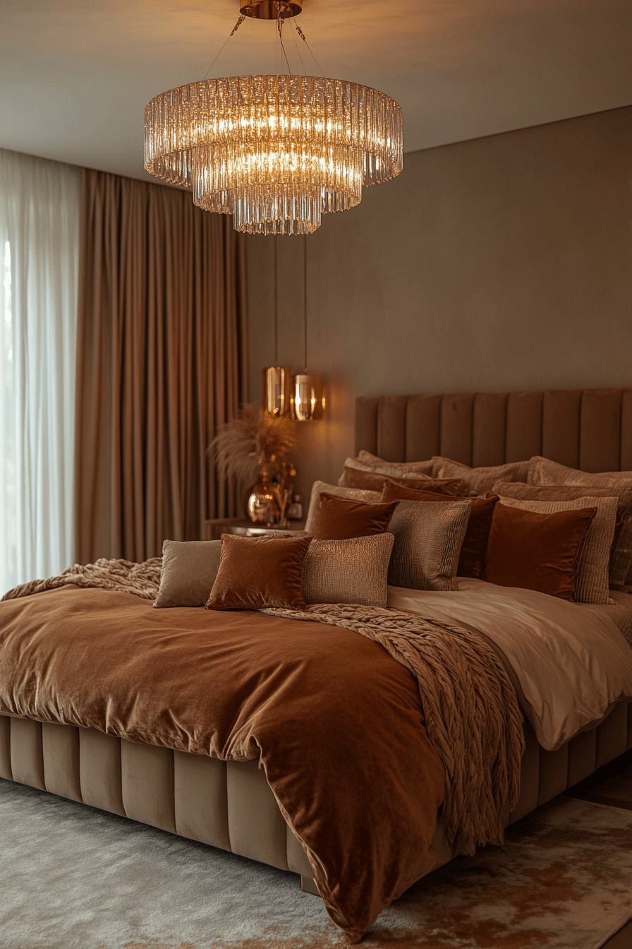 5 luxe material bedroom style