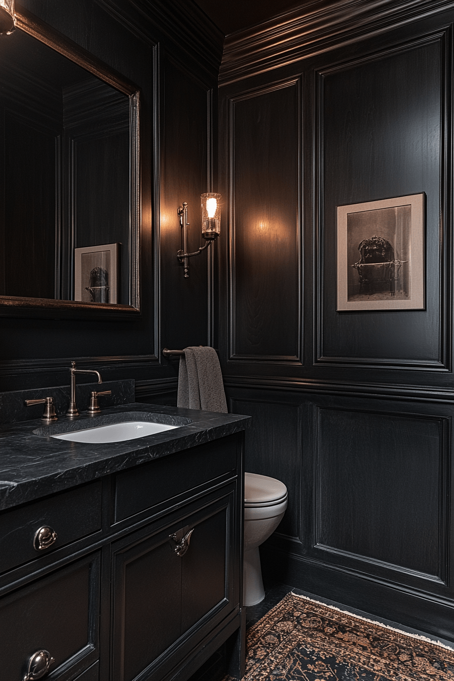 5 moody luxe powder corner