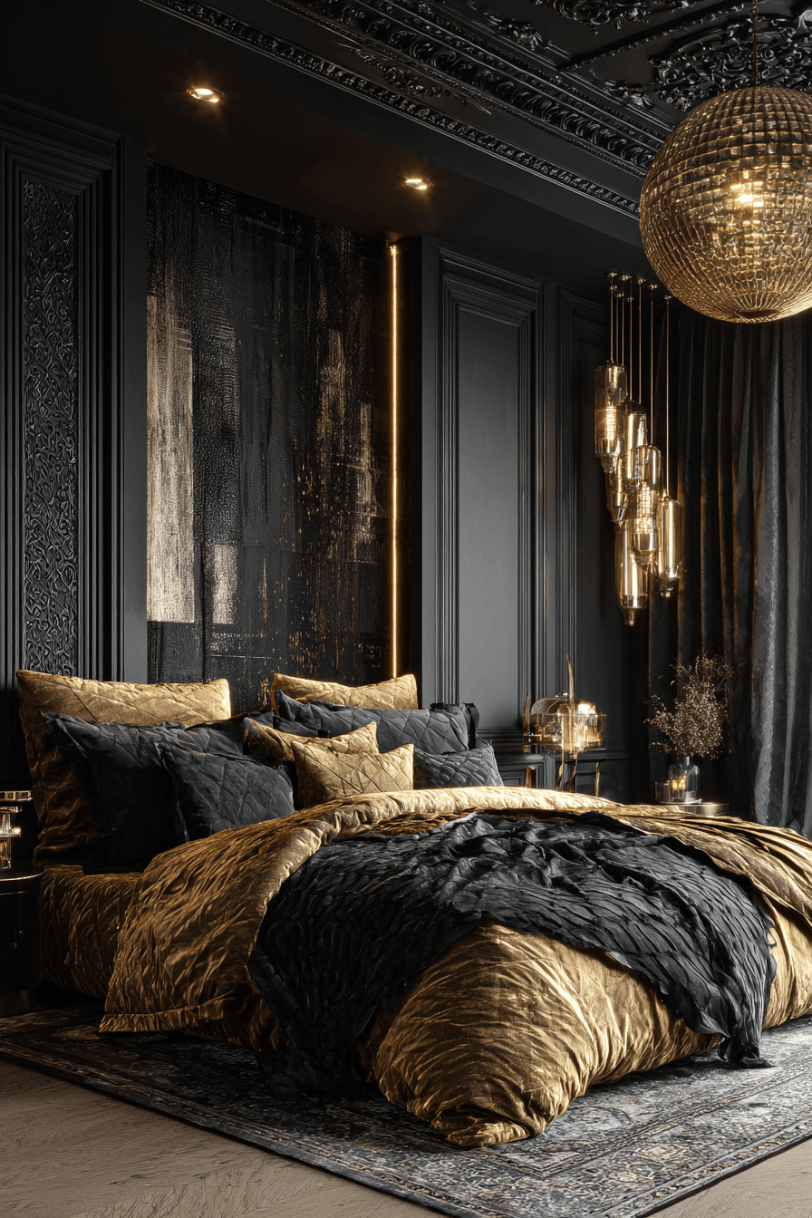 5 opulent black gold drama