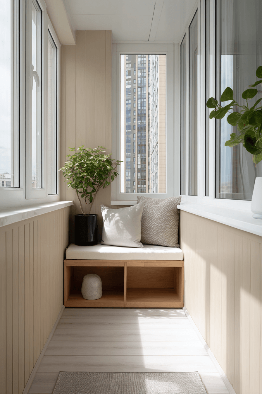 5 simple fresh balcony design