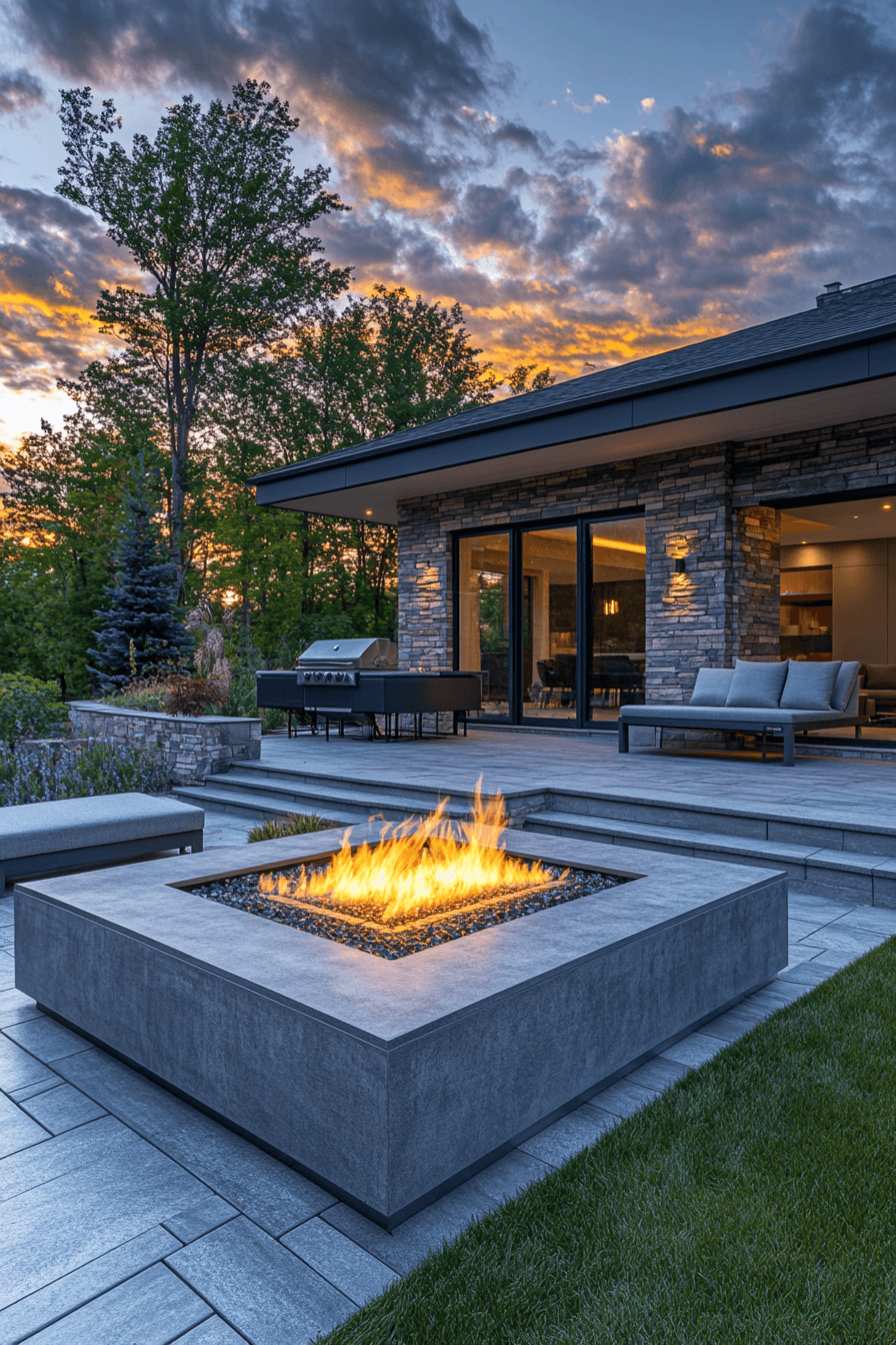 5 sleek fire pit gathering