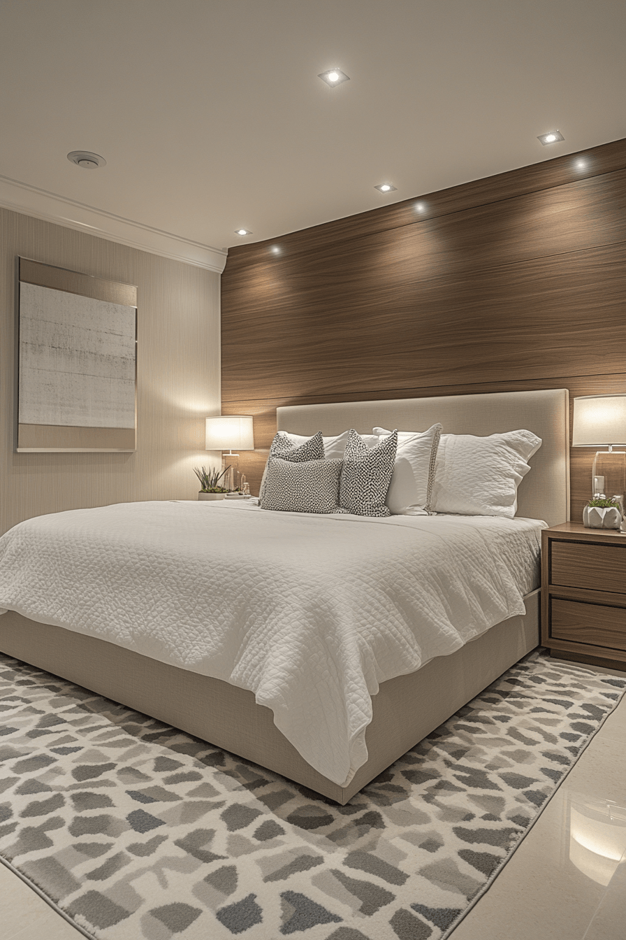6 clean structured bedroom design