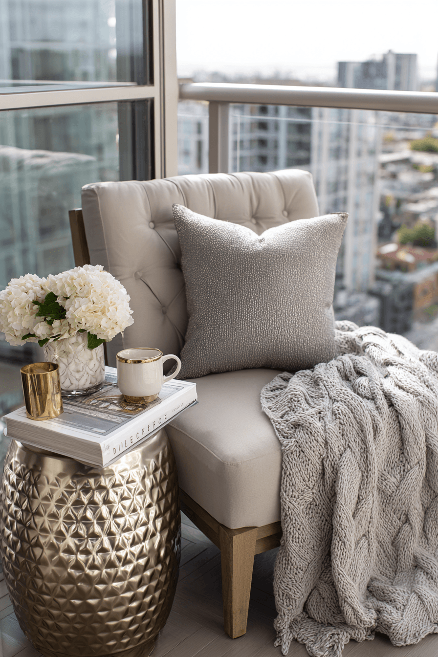 6 elegant refined balcony look