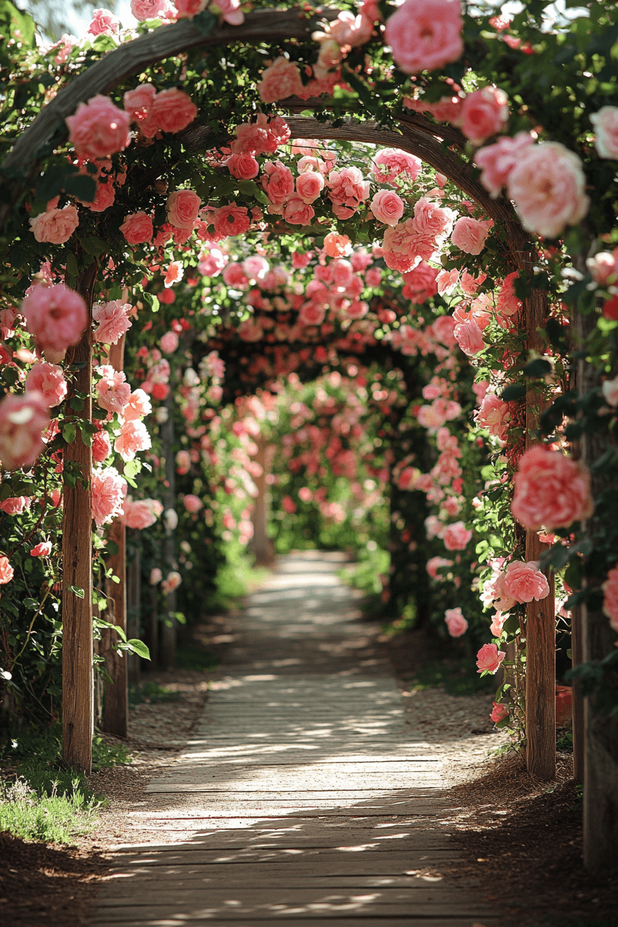 6 elegant rose garden arches