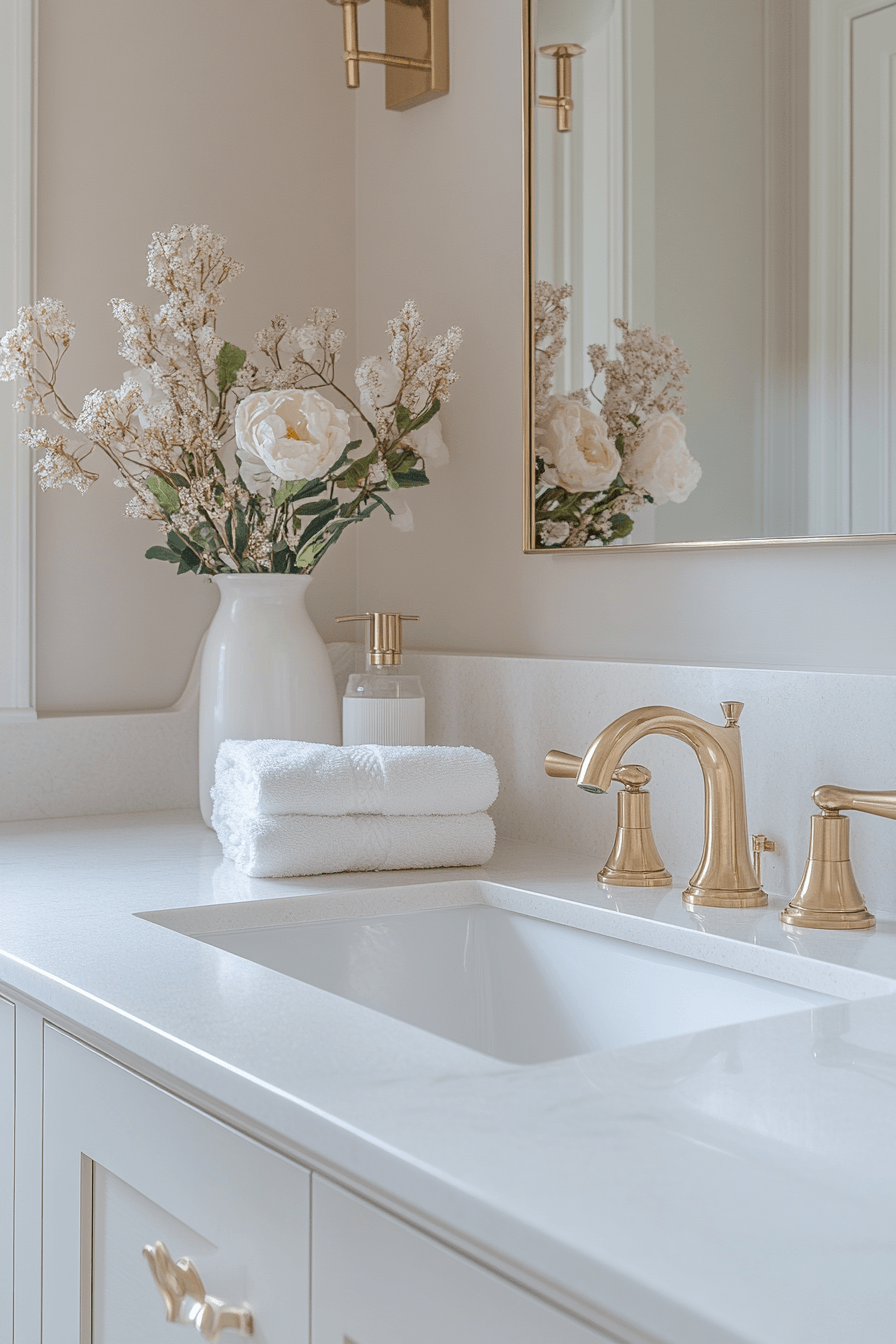 6 warm metal accent styling