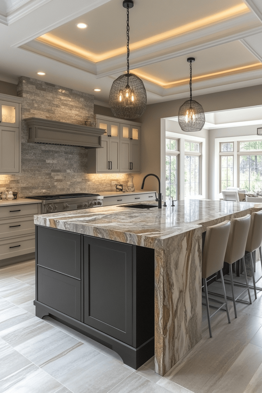 7 central island kitchen focus