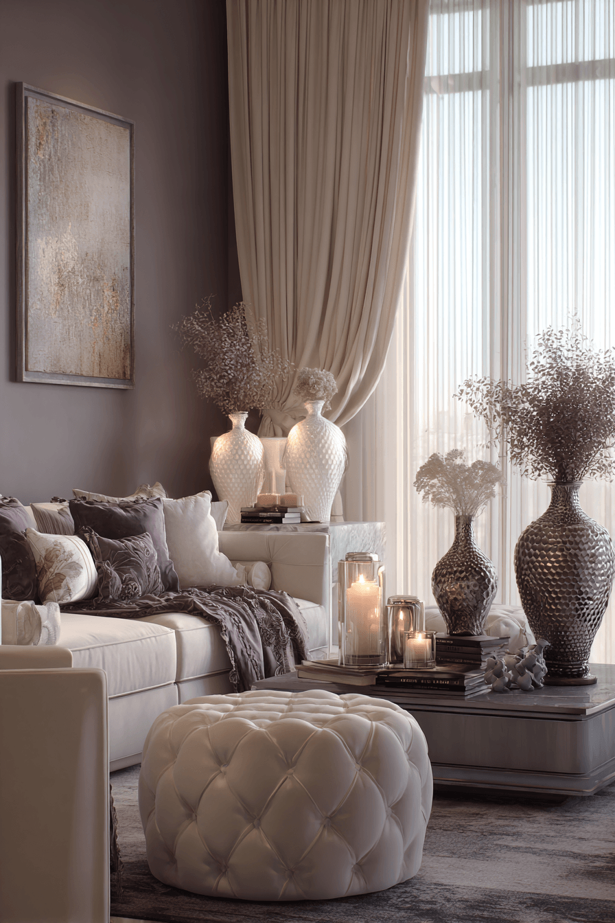 7 champagne glow apartment mood