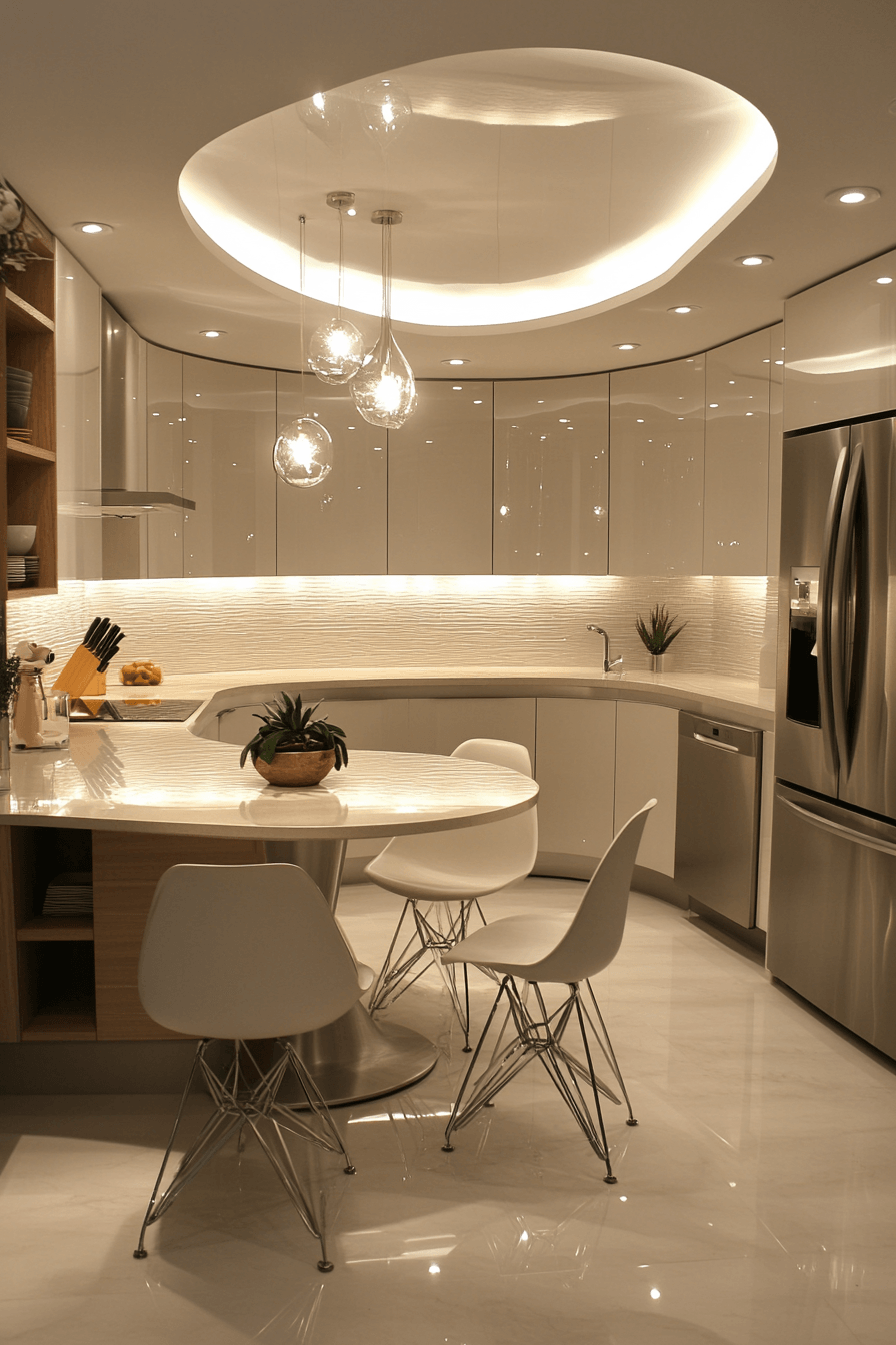 7 curved smooth flow layout