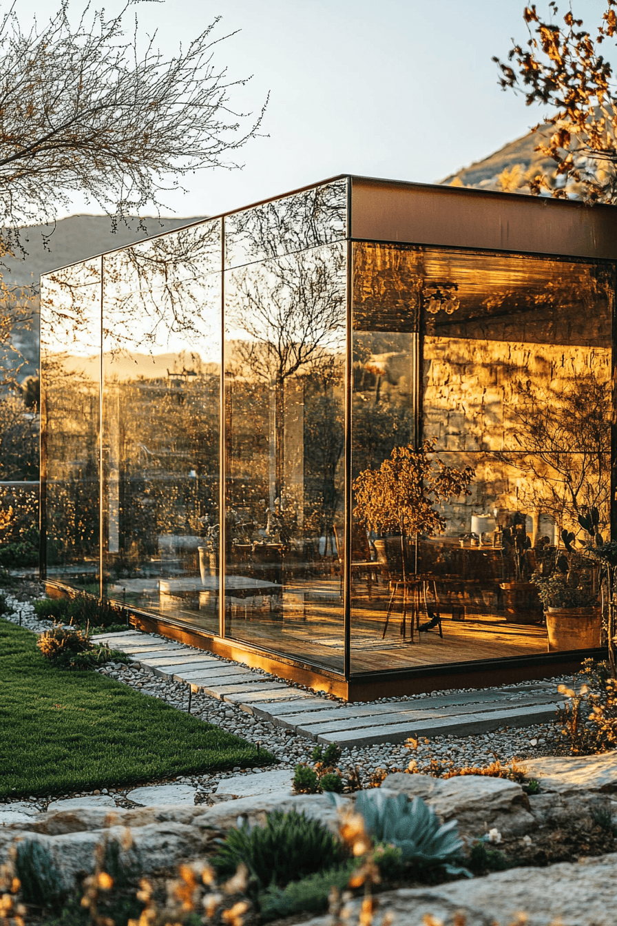 7 open view glass fencing