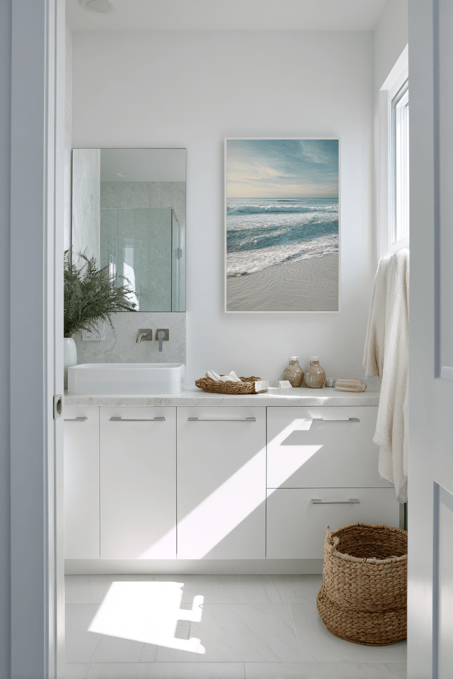 7 pared down shore bath