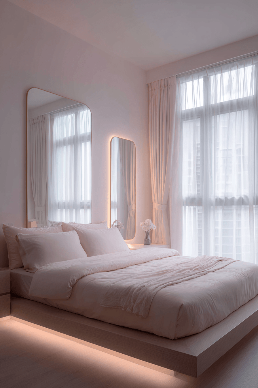 7 radiant open bedroom feel