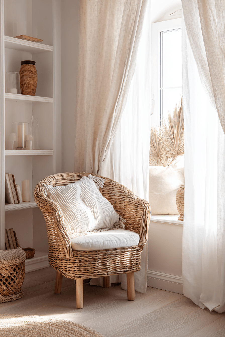 7 rattan relaxed light nook