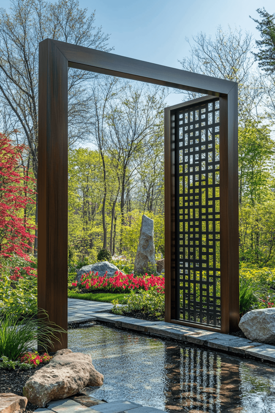 7 sleek steel arbor structures