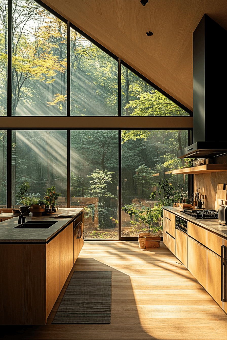 7 sunlit airy cooking space