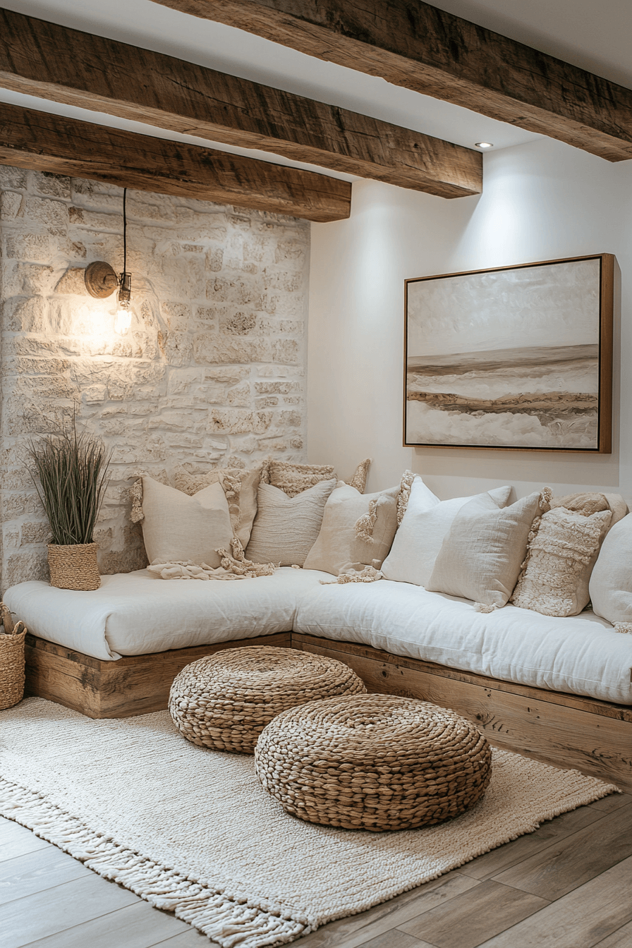 7 zen calm basement area