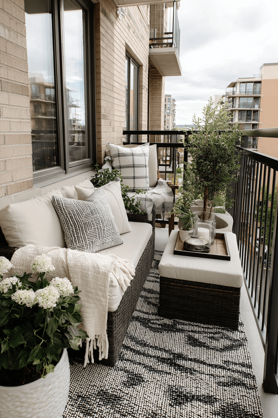 8 chic styled balcony vibes