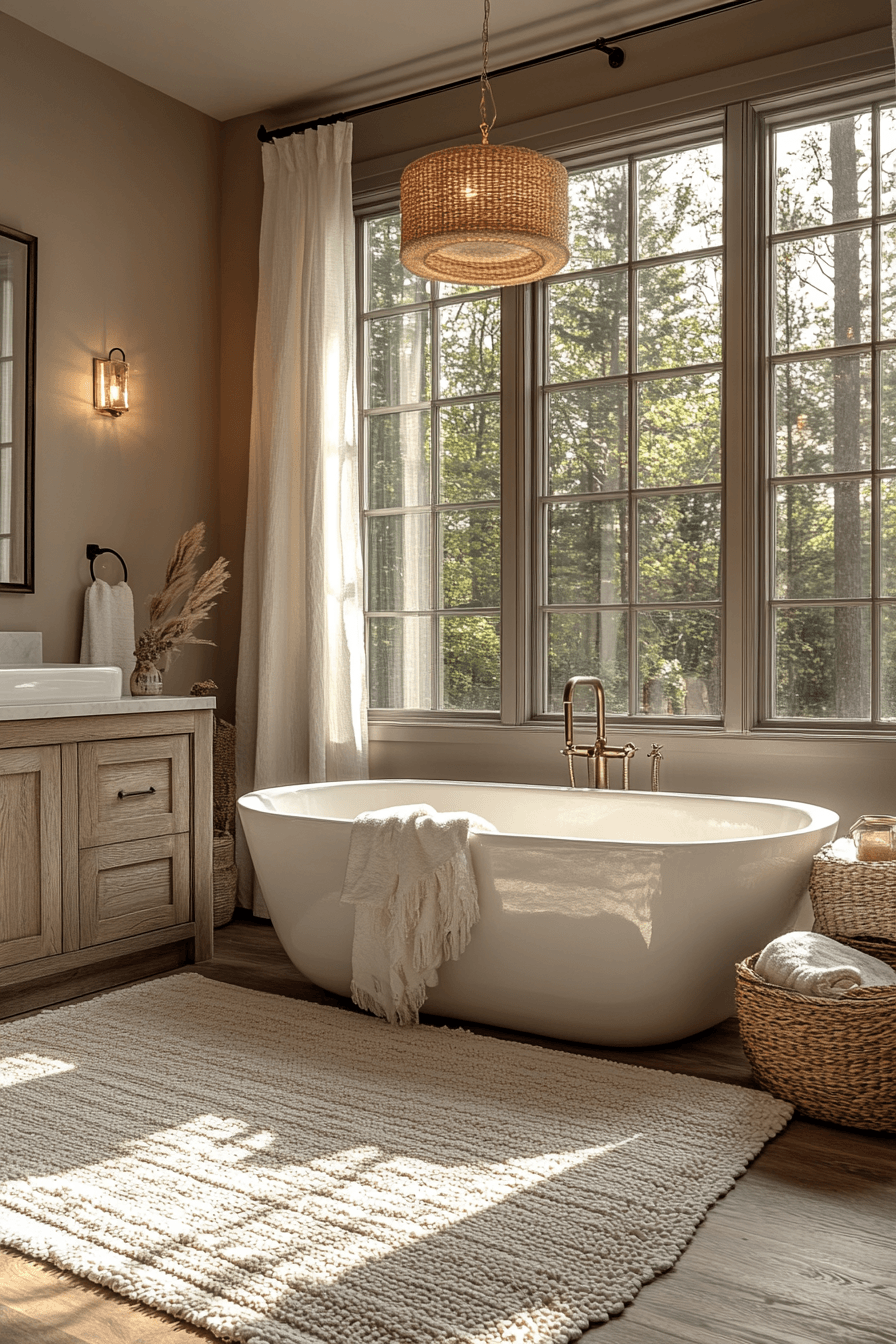 8 cozy neutral bath haven