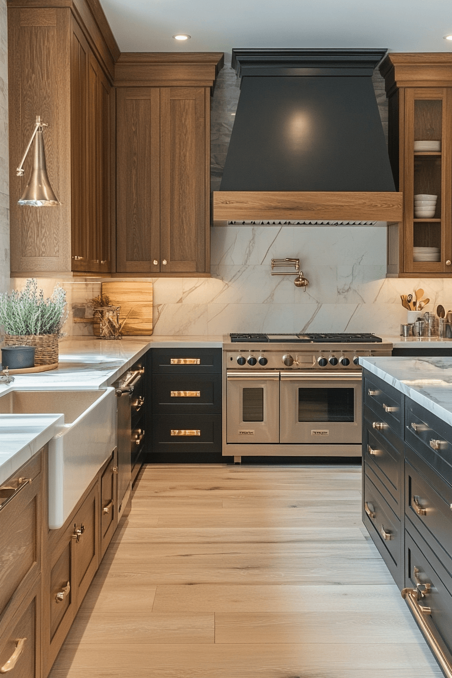 8 dual tone cabinet kitchen