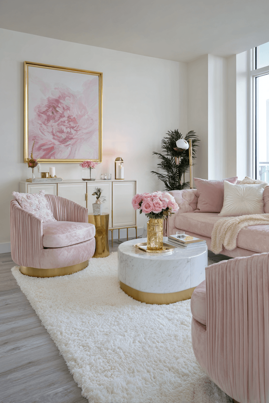 8 muted rose chic interiors