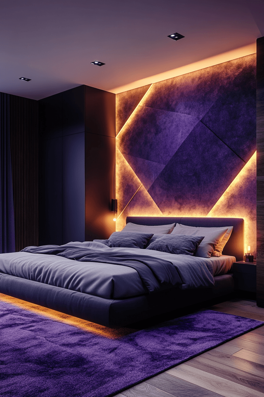 8 statement feature bedroom wall