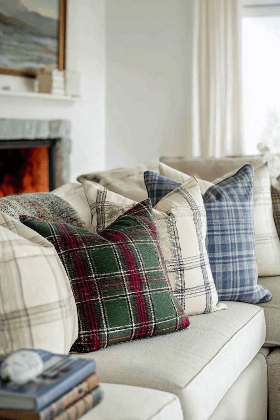 9 cozy classic plaid pillows