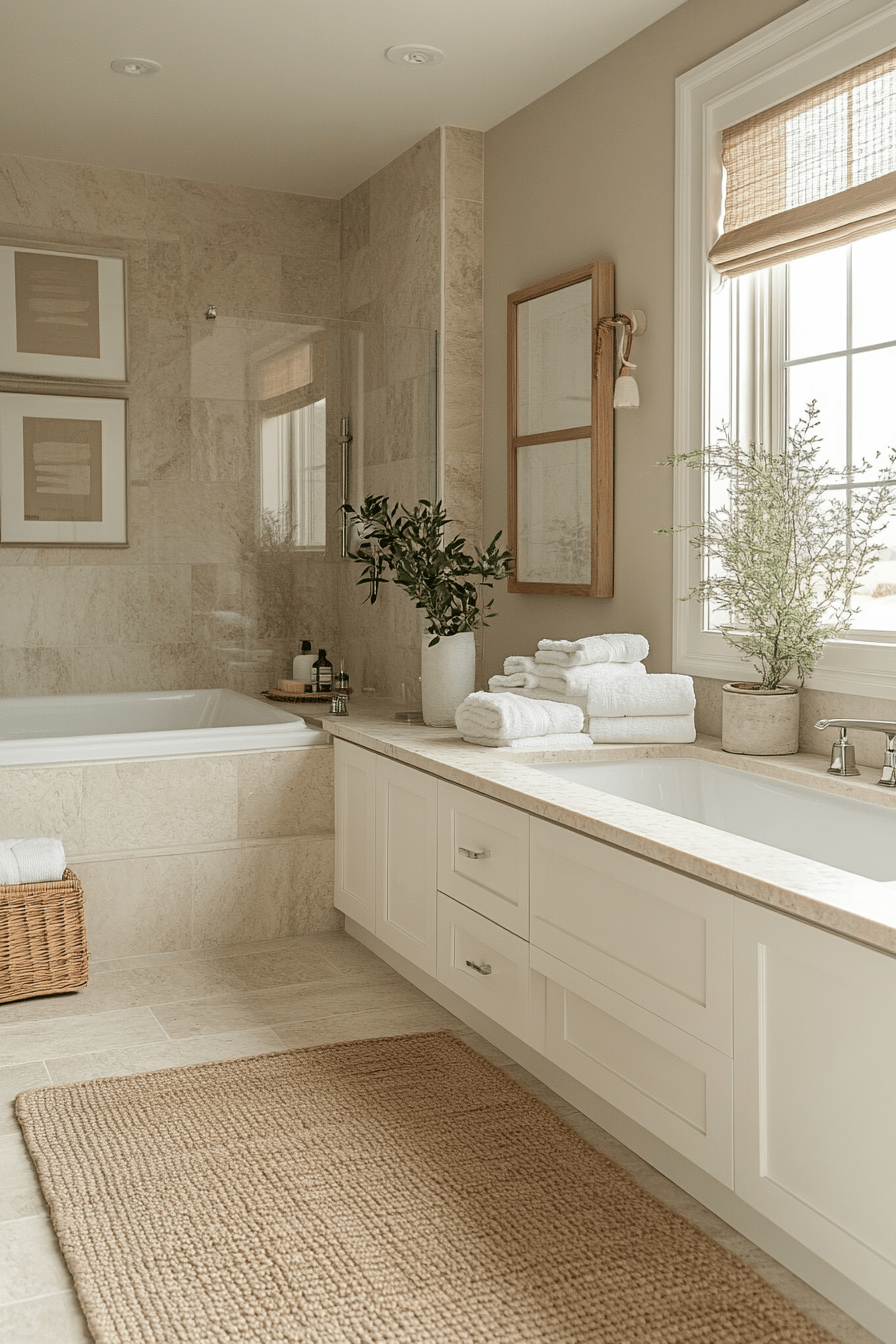 9 layered beige soft retreat