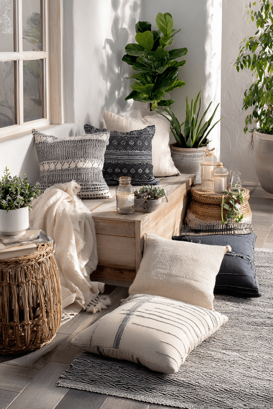 9 layered porch texture design